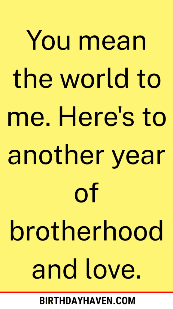 best birthday wishes for brother