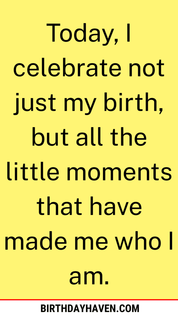 emotional birthday wishes for myself