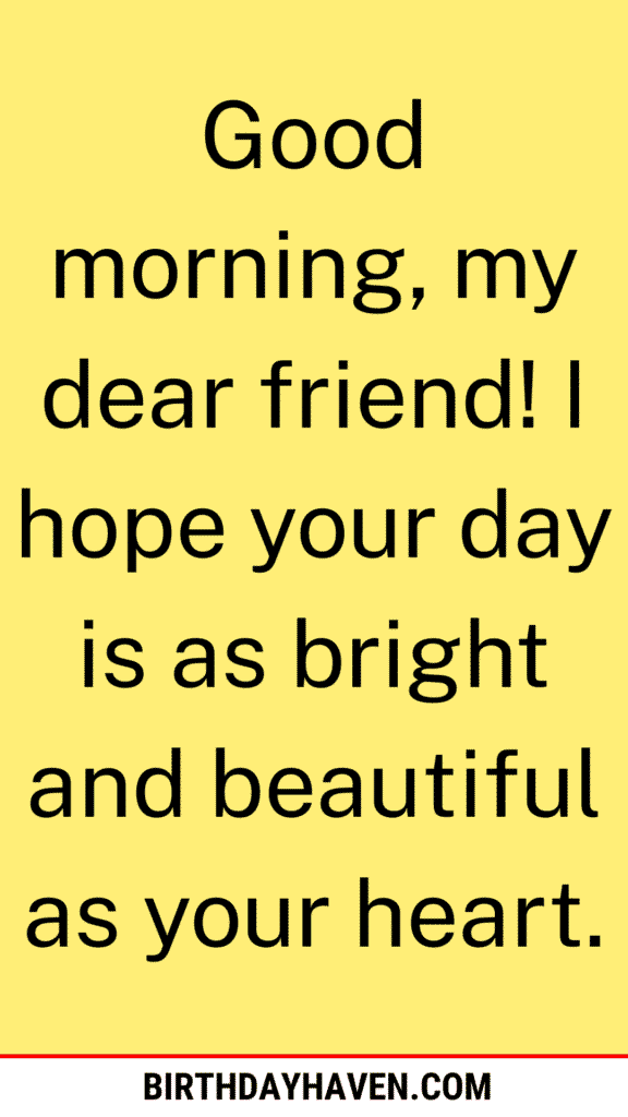 good morning messages for friends