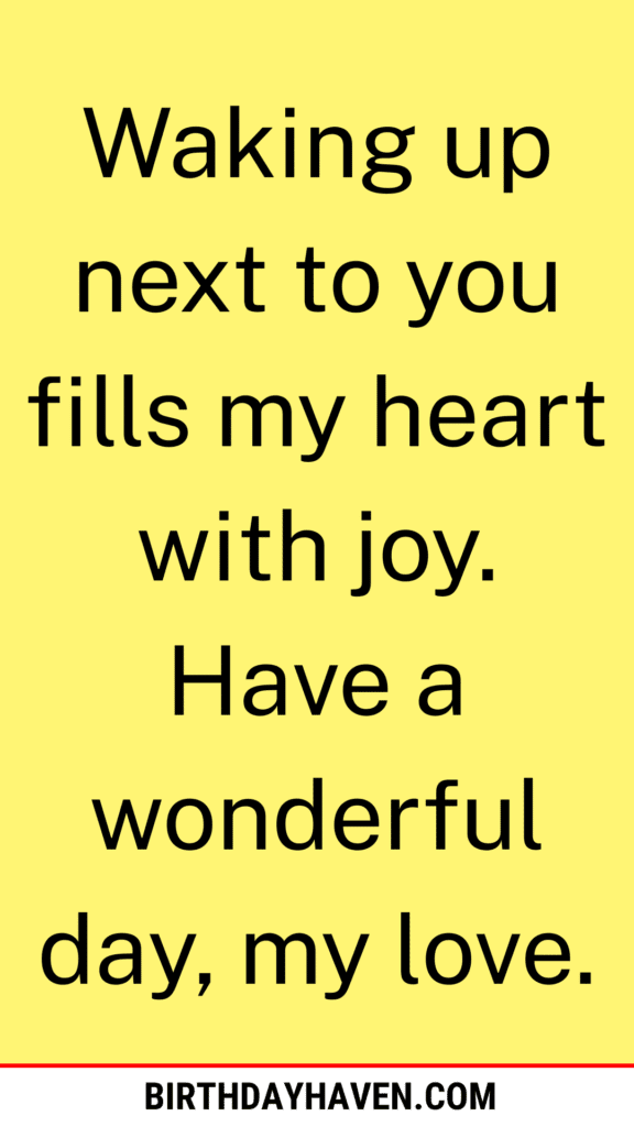 good morning my love quotes