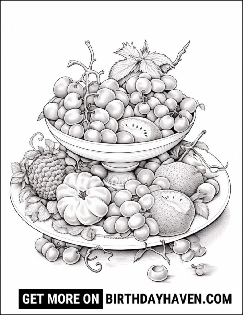Food coloring pages 8