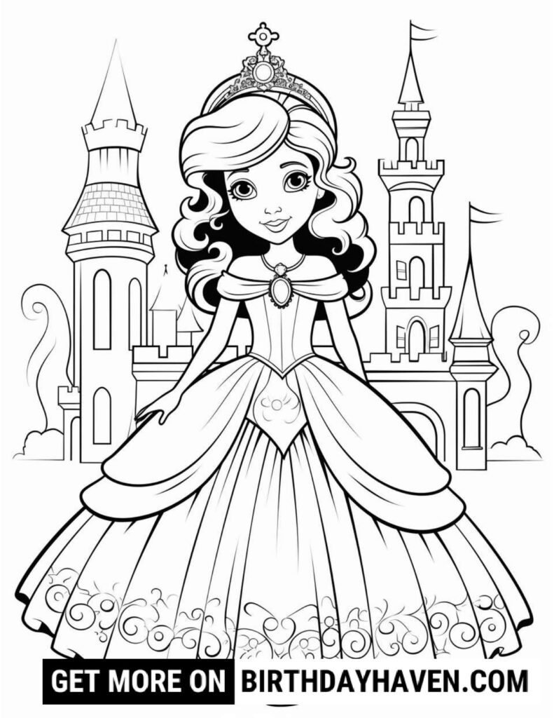 disney princess coloring pages